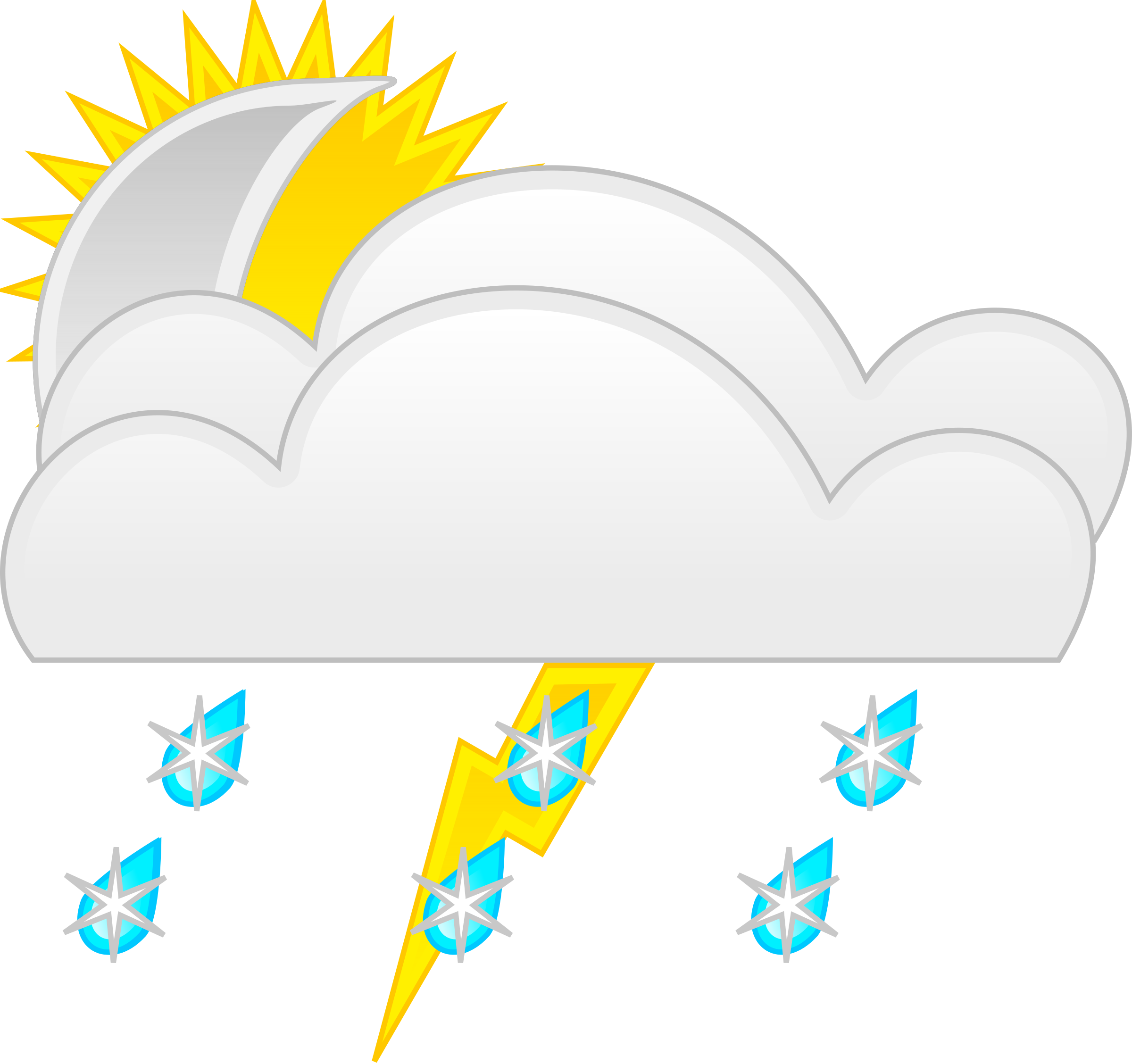 Predict Weather - Weather Clip Art Animations (2400x2256)