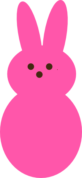 Pink Peep Clip Art Vector Clip Art Online Royalty Free - Peep Clipart (276x593)