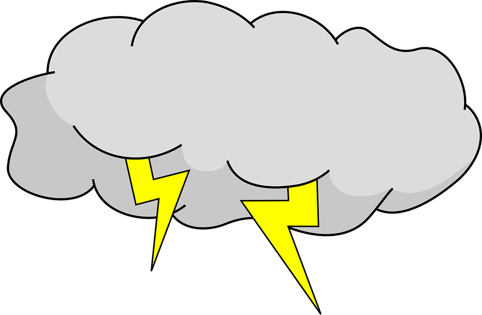 Medium Image - Cartoon Storm Cloud (960x628)