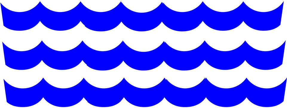 Waves Blue Pattern Water - Clipart Water Waves Transparent Background (960x480)