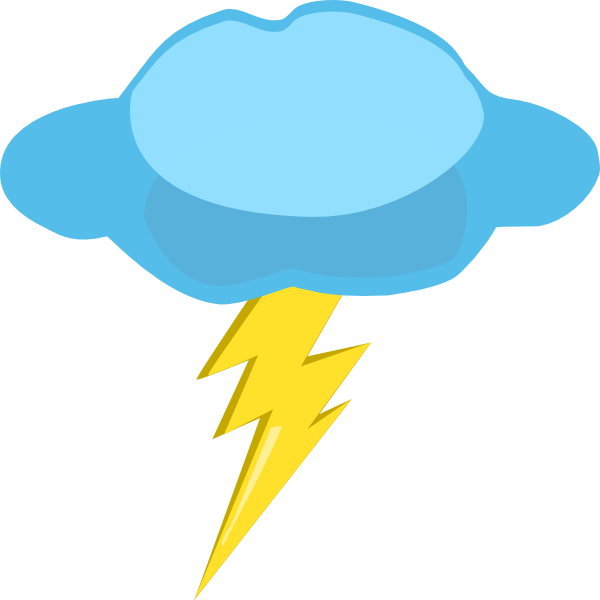 Lightning Weather Clipart - Lightning Clipart (600x600)