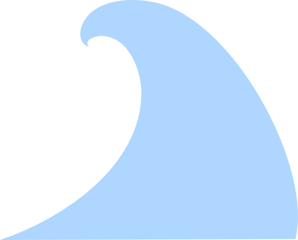 Blue Wave Svg Clip Arts 600 X 484 Px - Royalty-free (600x484)
