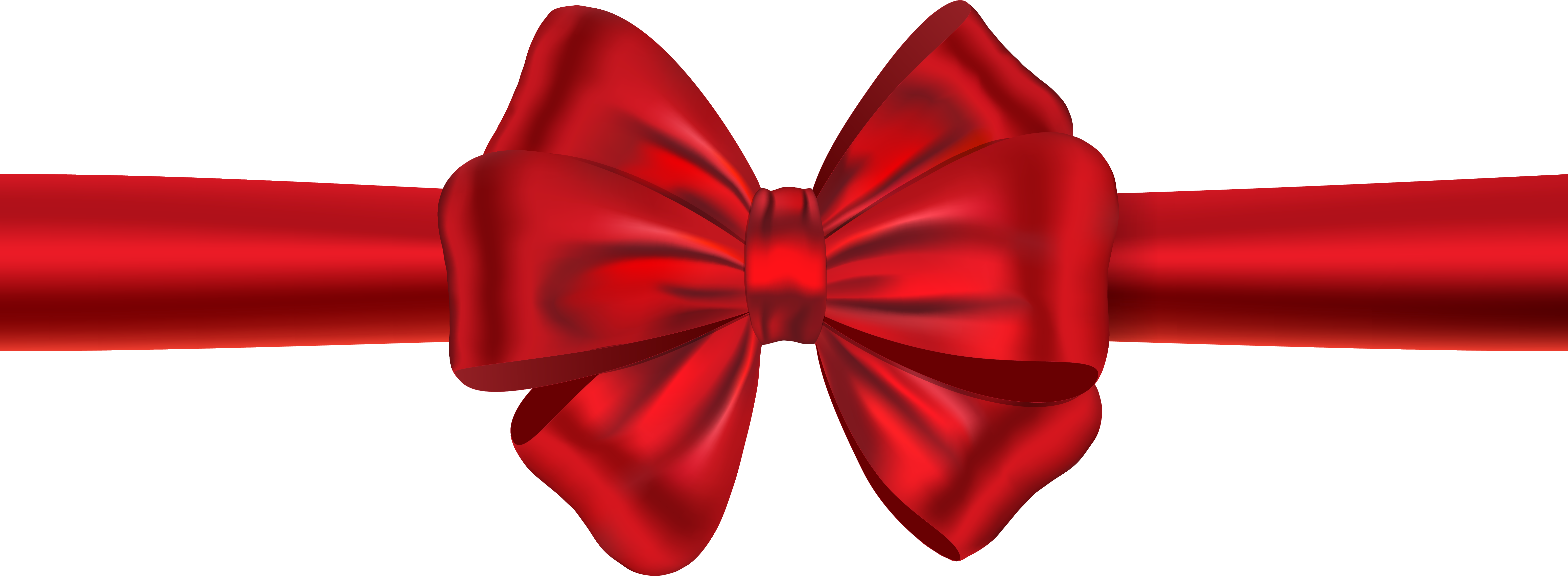 Christmas Ribbon Clip Art Transparent Background - Christmas Ribbon Clip Art Transparent Background (6204x2447)