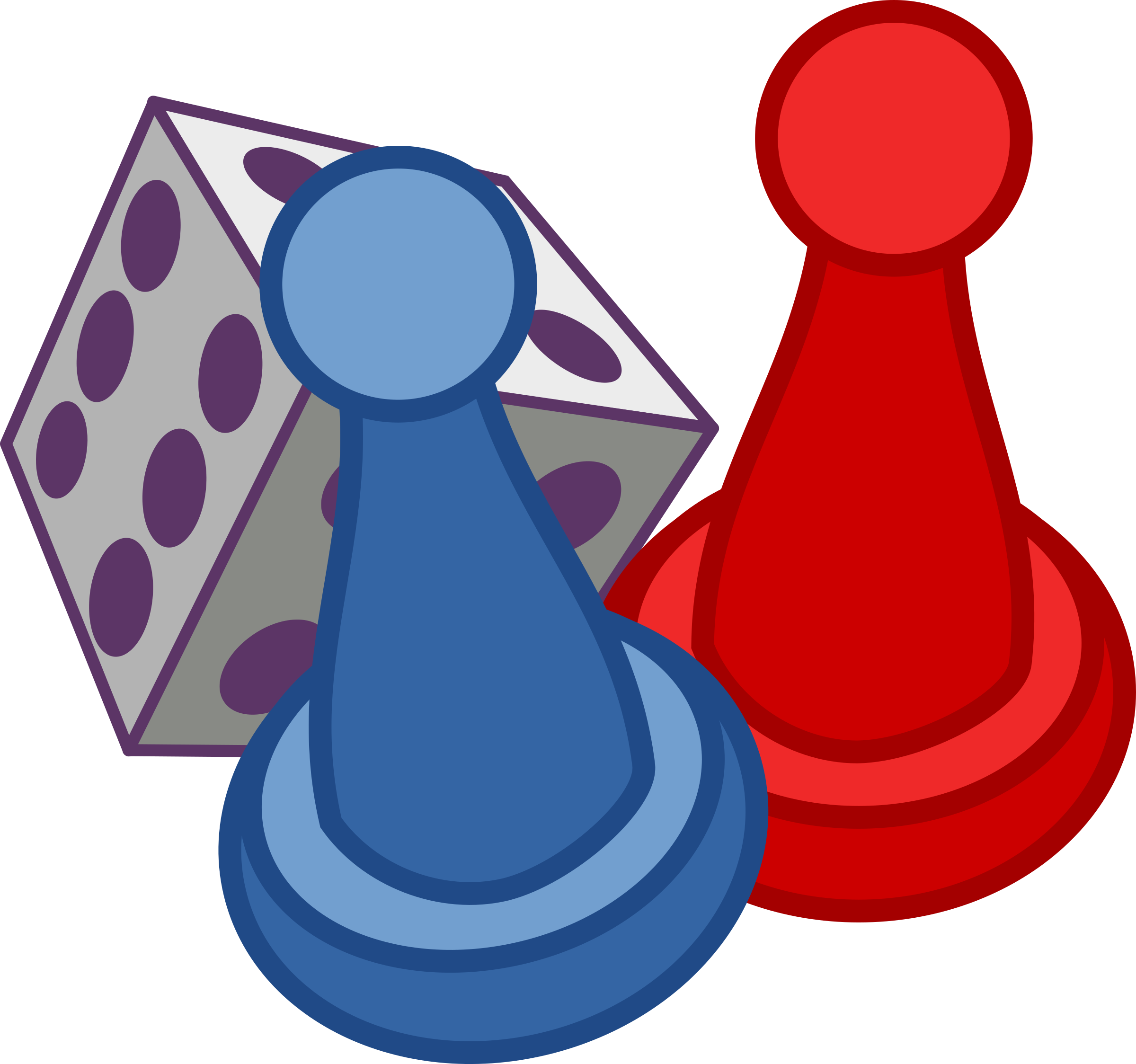 Game Pieces Cliparts - Games Clipart (2400x2248)