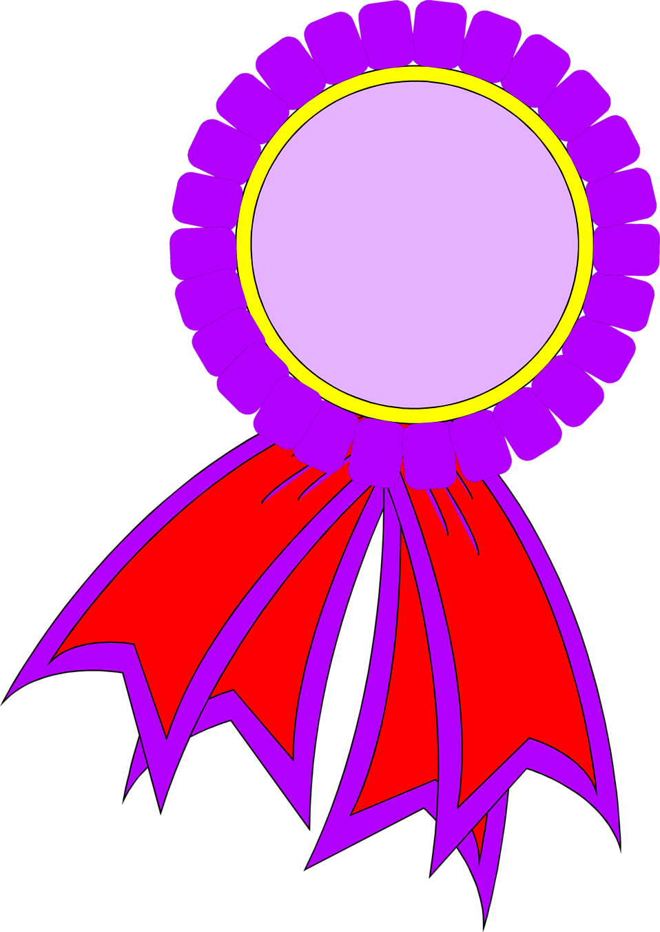 Red Ribbon Award Clipart - Pink Ribbon Designs For Awards (958x1352)
