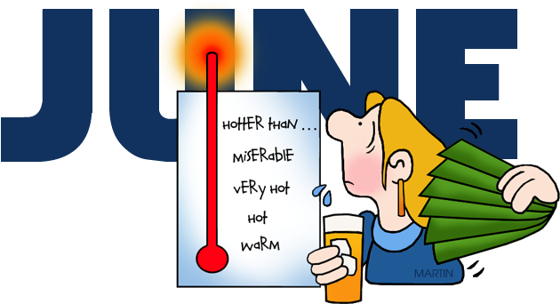 June - Phillip Martin Clipart June (648x346)