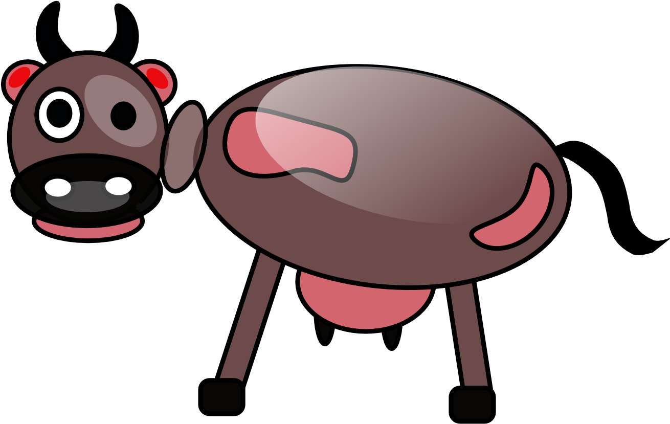 Mucca Cow Clipartist - Cattle (1331x856)