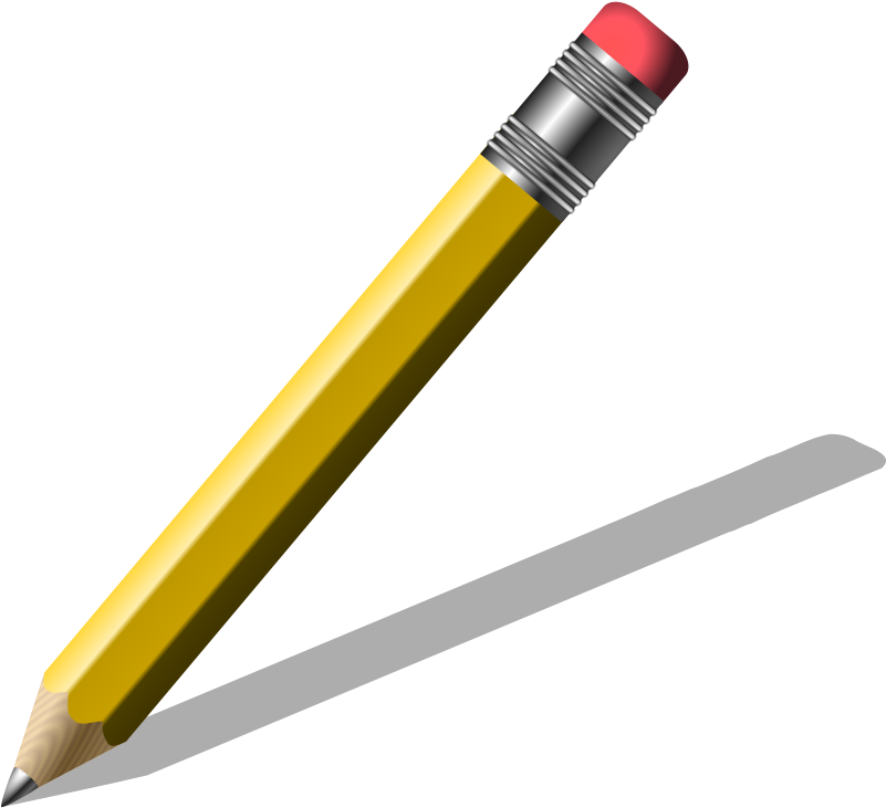 Pencil Writing Clip Art Free Clipart Of Pencil - Public Domain Images Pencil (1024x1024)