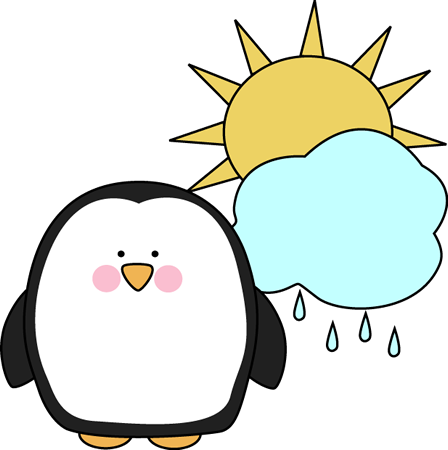 Penguin Classroom Job Clip Art Clip Art - Penguin In The Sun Clipart (448x450)