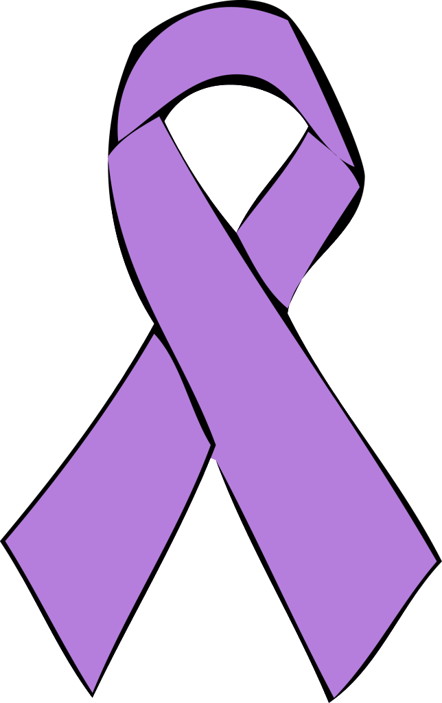 Purple Cancer Ribbon Clip Art - Hodgkin's Lymphoma Ribbon Png (1008x1600)