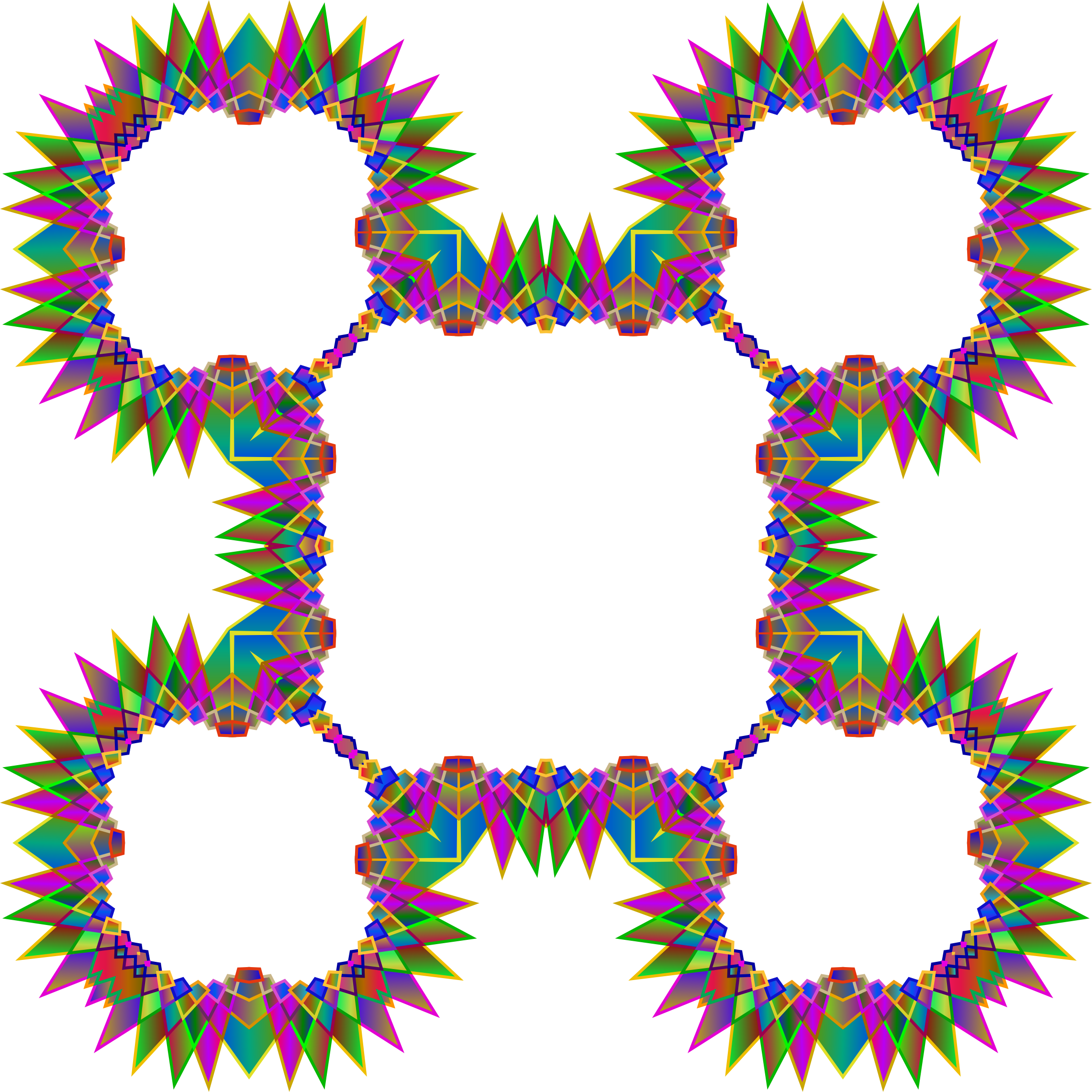 Prismatic Multipoint Star Frame - Prismatic Multipoint Star Frame (2282x2282)
