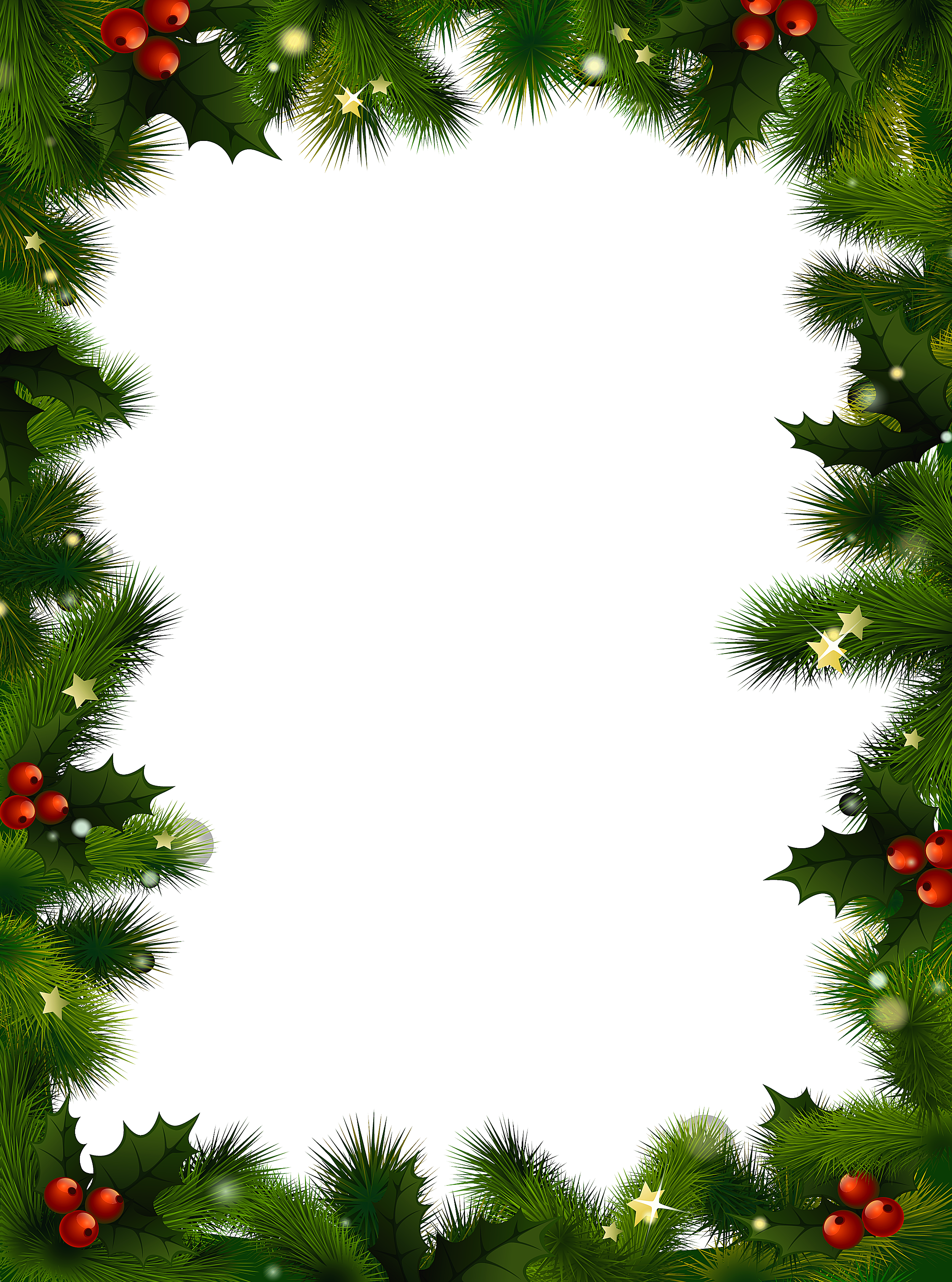 Christmas Borders Border Clipart - Christmas Border - (2500x3366) Png  Clipart Download, image size:2500x3366