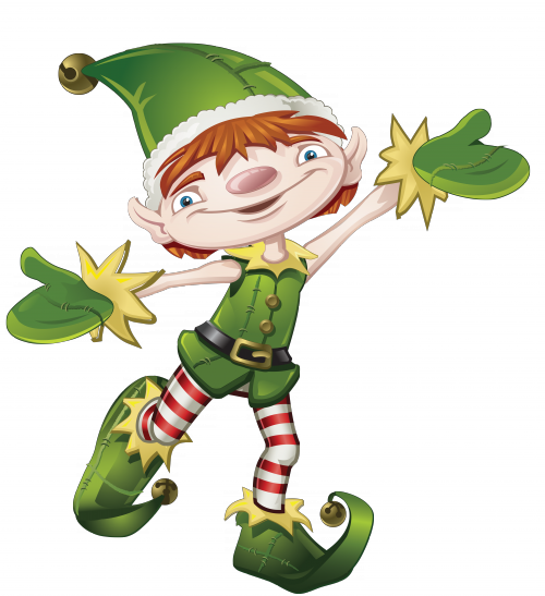 Christmas Elf Png - Duende Infantil (500x547)