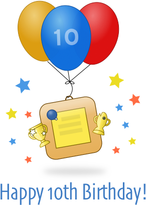 10 Years Ago, David Trowbridge And I Began Talking - Happy 10th Birthday Christian (418x472)