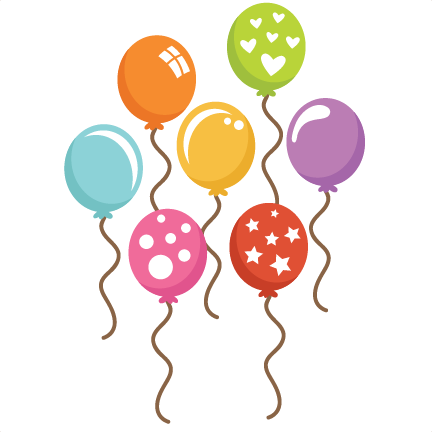 Cute Birthday Balloons - Balloon (432x432)