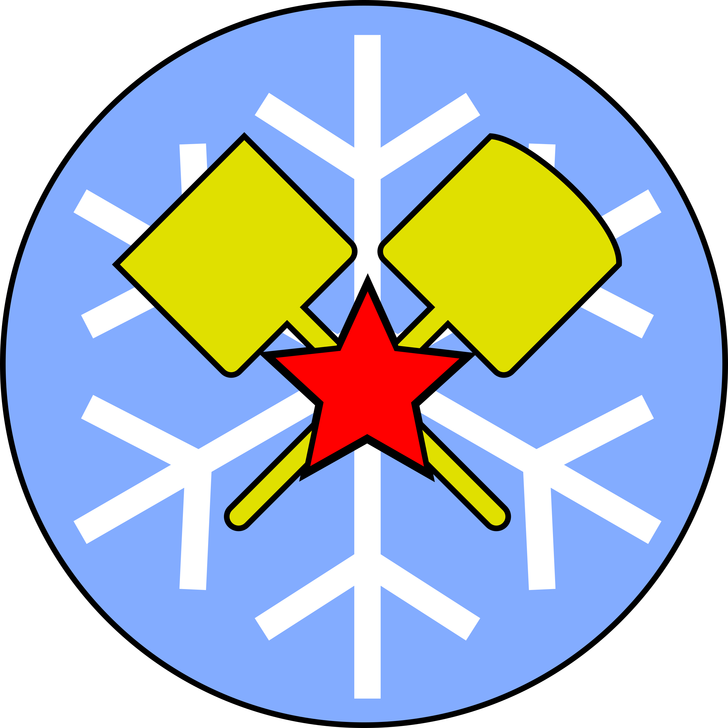 Clip Arts Related To - Snowflake (2400x2400)