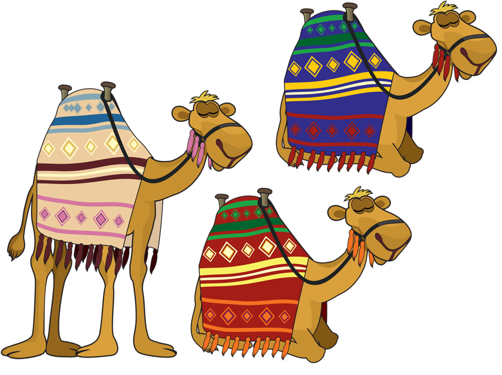 Camels Clipart Christmas - Nativity Camel Clipart (1024x748)