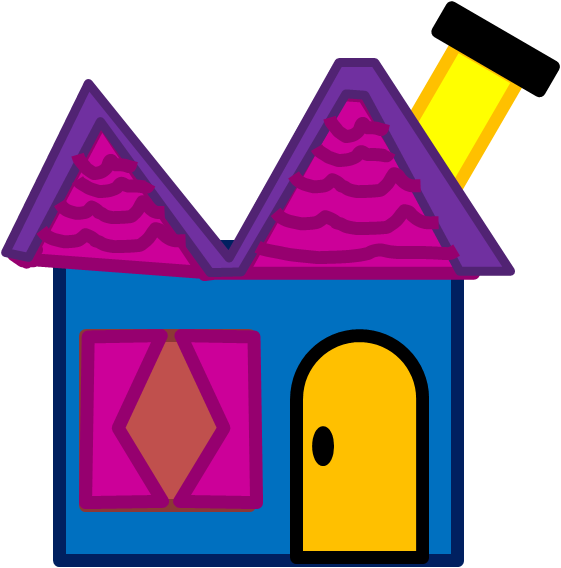 Magenta's House And Julia's House - Blues Clues Magenta's House (561x568)