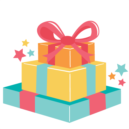 Pictures Of Birthday Presents Stacked Birthday Presents - Clipart Birthday Present (432x432)
