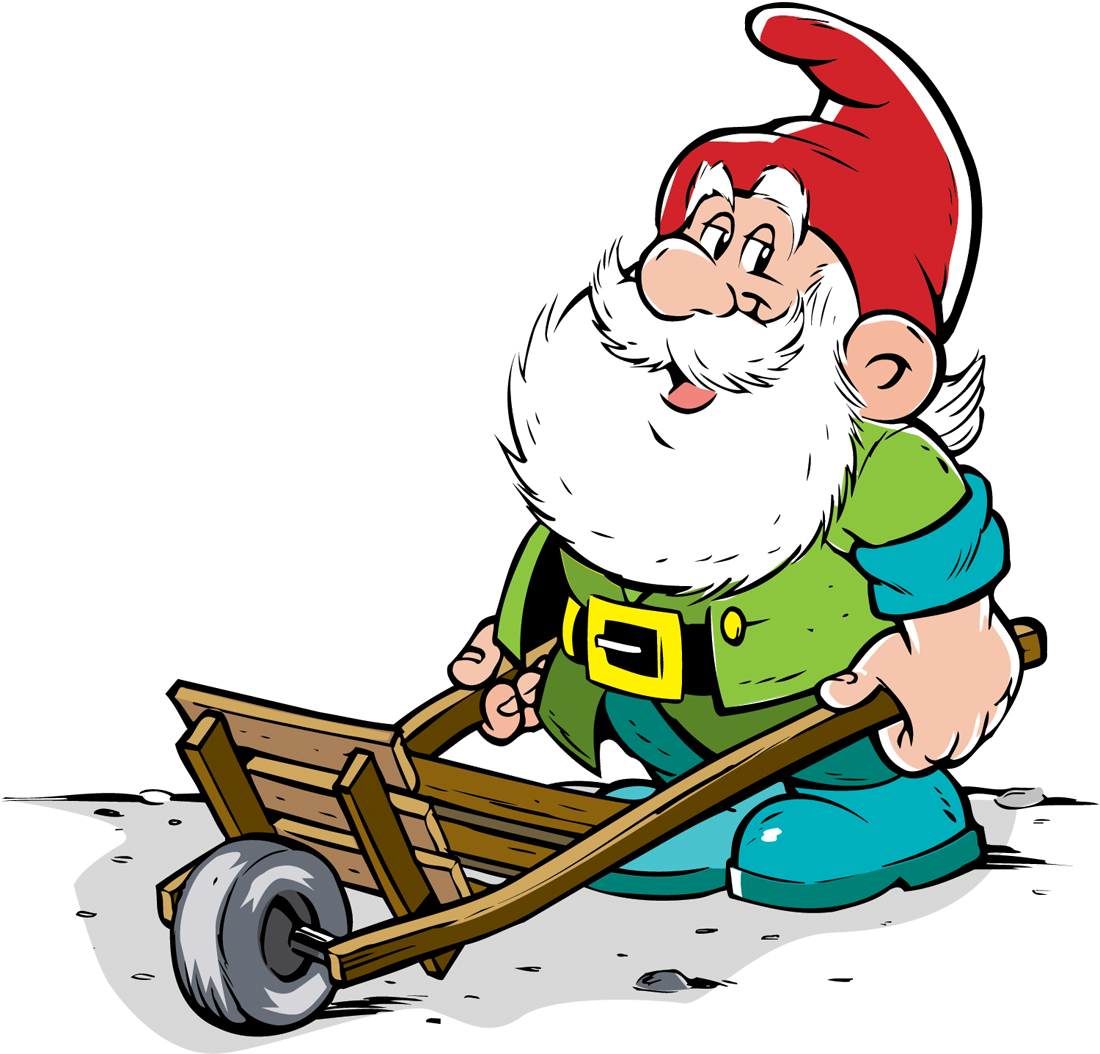 Gnome * - Малюнок Гнома У Буфеті (1100x1054)