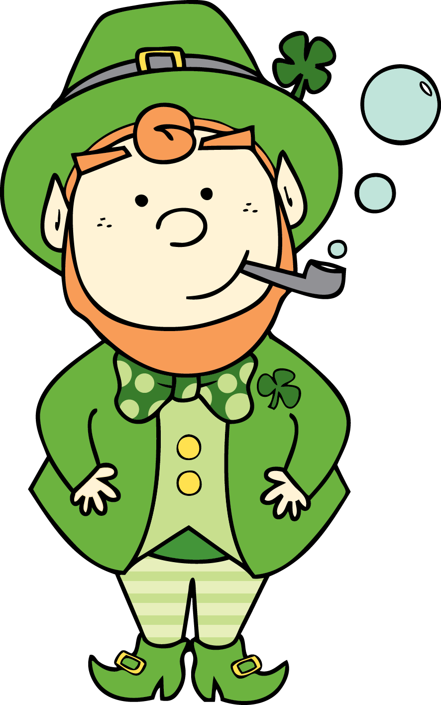 Lucky Little Leprechaun - Dia De San Patricio Duendes (886x1416)