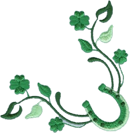 Horse Page Border - Horseshoe Corner Border (441x450)