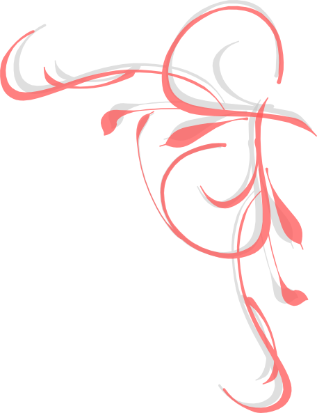 The Coral Reef - Coral And Mint Border (456x593)