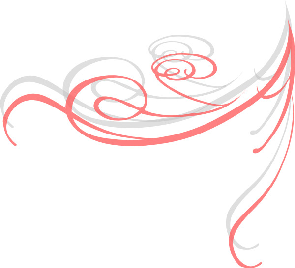 Upper - Transparent Background Gold Swirls (600x546)