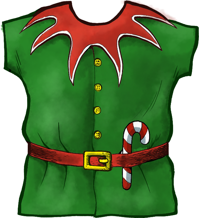 Click Me - Elf Shirt Clip Art (700x700)