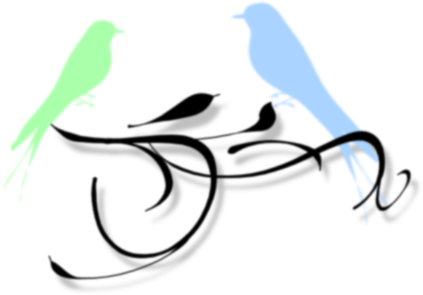 How To Set Use Love Birds Light Blue And Light Green - Mark Twain Joy Quote (600x419)