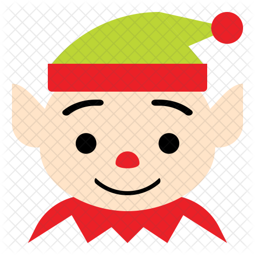 Christmas Elf Icon - Cartoon (512x512)
