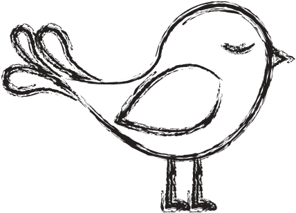 Love Birds Tattoo Drawing Download - Sketch (550x550)