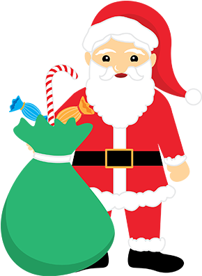 Christmas Holiday 3d Emoji Messages Sticker-1 - Santa Claus (400x400)