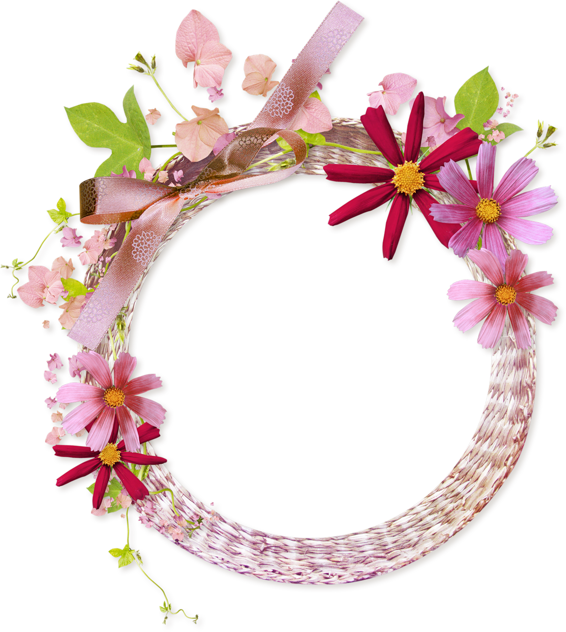 Flower Frame Transparent Background (1146x1280)