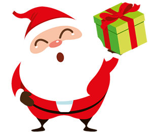 Animated Xmas Santa Stickers Messages Sticker-7 - Santa Claus (408x408)