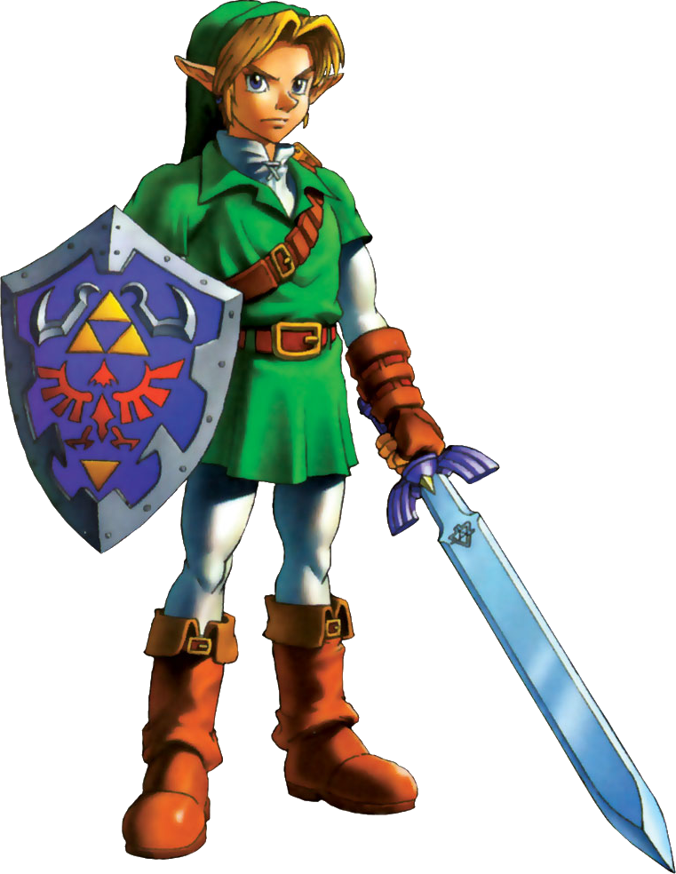 Ocarina Of Time Clipart - Link Zelda Ocarina Of Time (761x984)