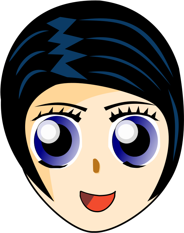 Free Manga Girl Dirk Struve 01 - Manga Free Vector (638x800)