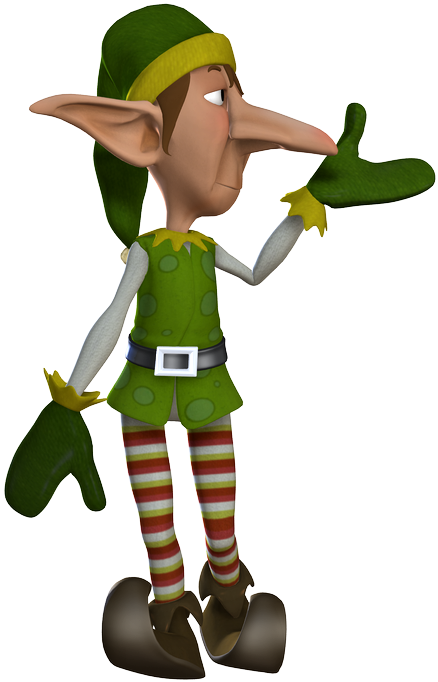 Christmas Elf Png - Duendes Animados En Png (474x704)