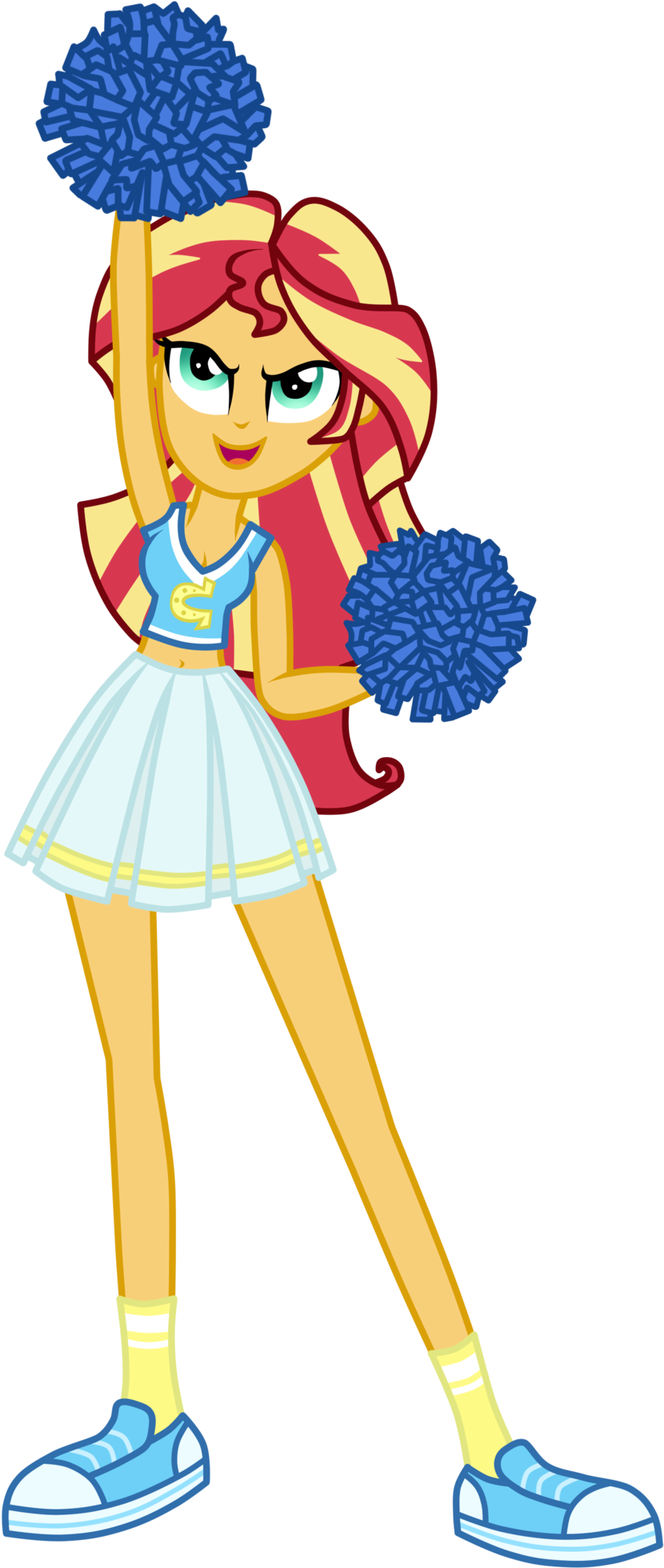Happy Birthday Cheerleader Clipart - My Little Pony Equestria Girl Legend Of Everfree Movie (1024x1991)