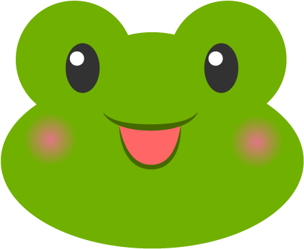 For Download Free Image - Cute Frog Face Cartoon (540x540)