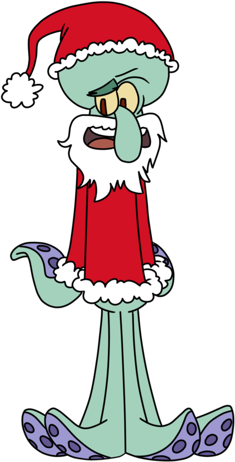 Santa Squidward - Comics (724x1102)