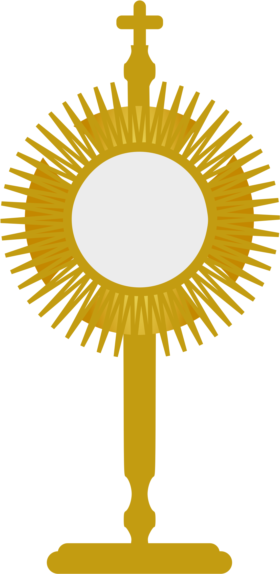Monstrance Eucharist First Communion Clip Art - Monstrance Clip Art (2400x2400)