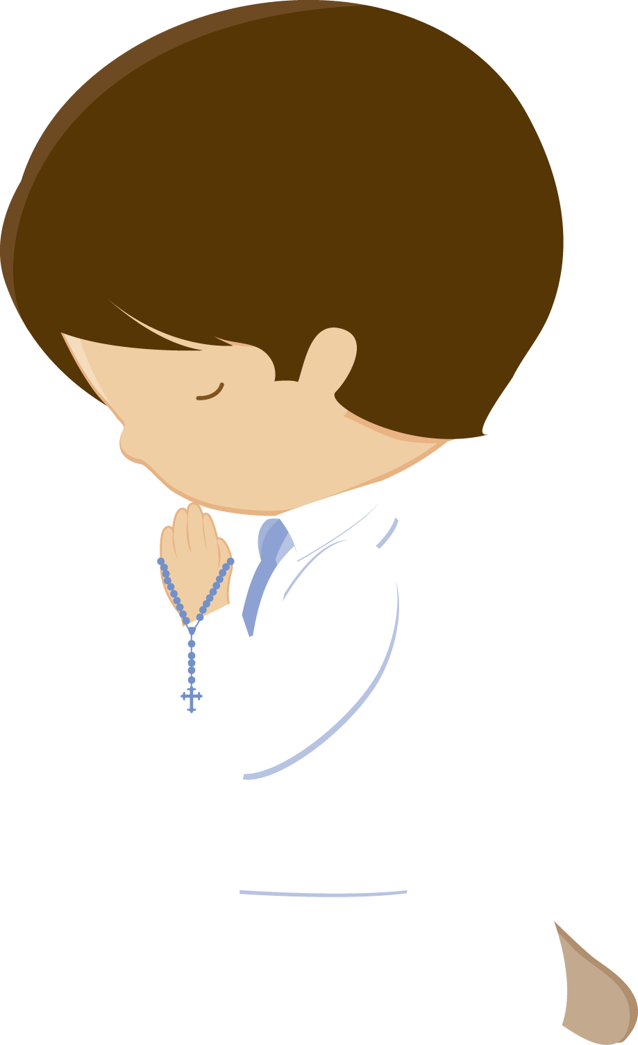 First Communion Child Eucharist Baptism Clip Art - Primera Comunion Niño (919x1506)