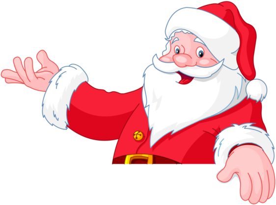 Santa Claus Xmas Clip Art Images On A Transparent Background - Santa Face Transparent Background Clipart (600x600)