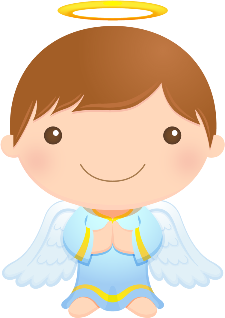 Cherub Angel First Communion Clip Art - Baby Angel Boy Png (1080x1080)