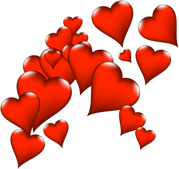 Deco Hearts Png Picture - Heart Images Png (600x568)