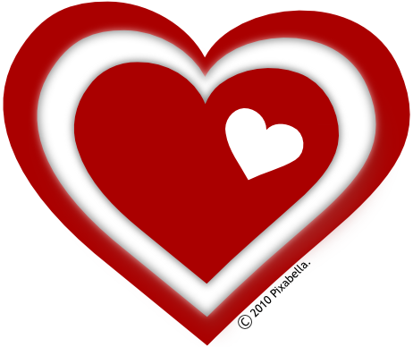 Valentine's Day Clipart Heart Art - Free Valentine Clip Art (462x388)