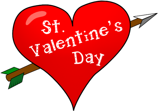 St Valentine's Day Trivia Quiz - St Valentine's Day Heart (550x389)