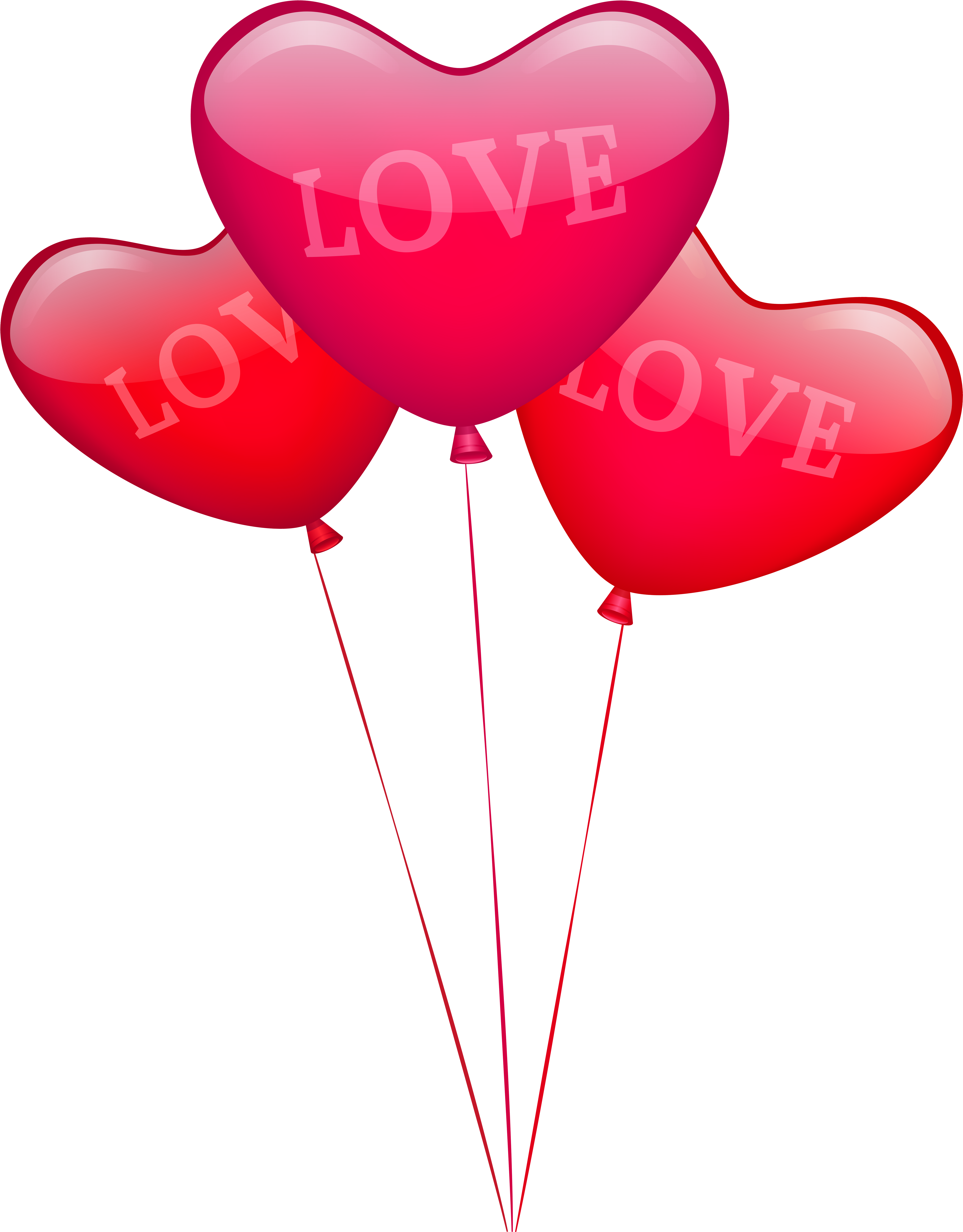 Heart Balloon Clip Art - Heart Balloon Clip Art (6344x8000)