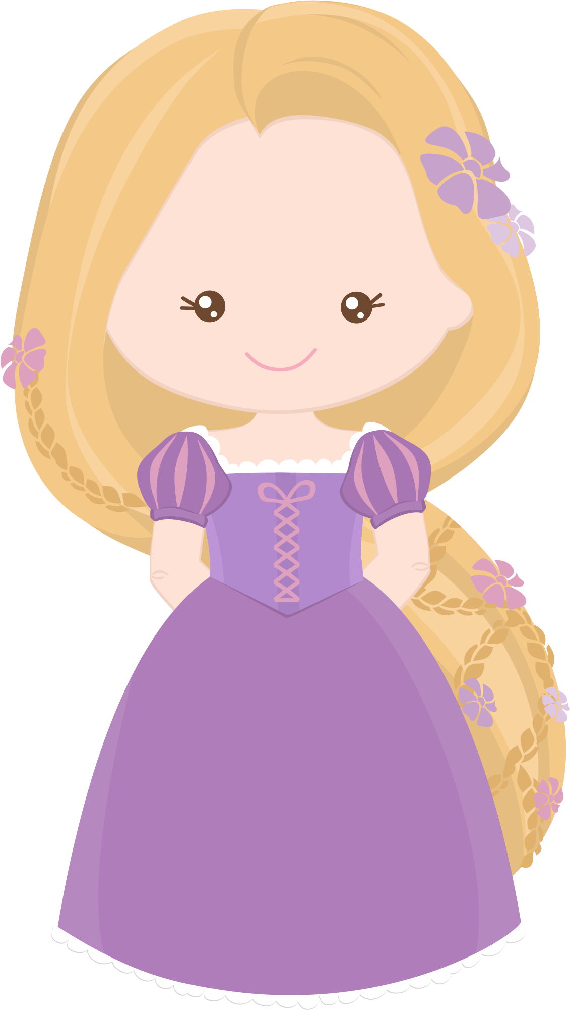 Little Princess 1 E 2 Grafos - Rapunzel Cute (1131x2001)